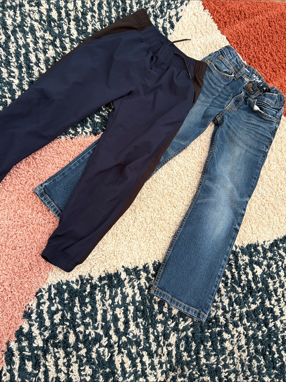 Boy’s Navy Jogger Pants and Bootcut Jeans - Comfortable Everyday Fit